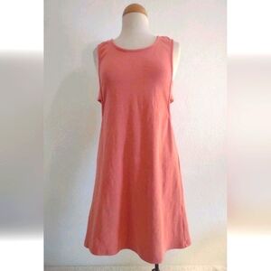 Heyson Peach Color, Side Cut-Out, Sleeveless Mini Dress